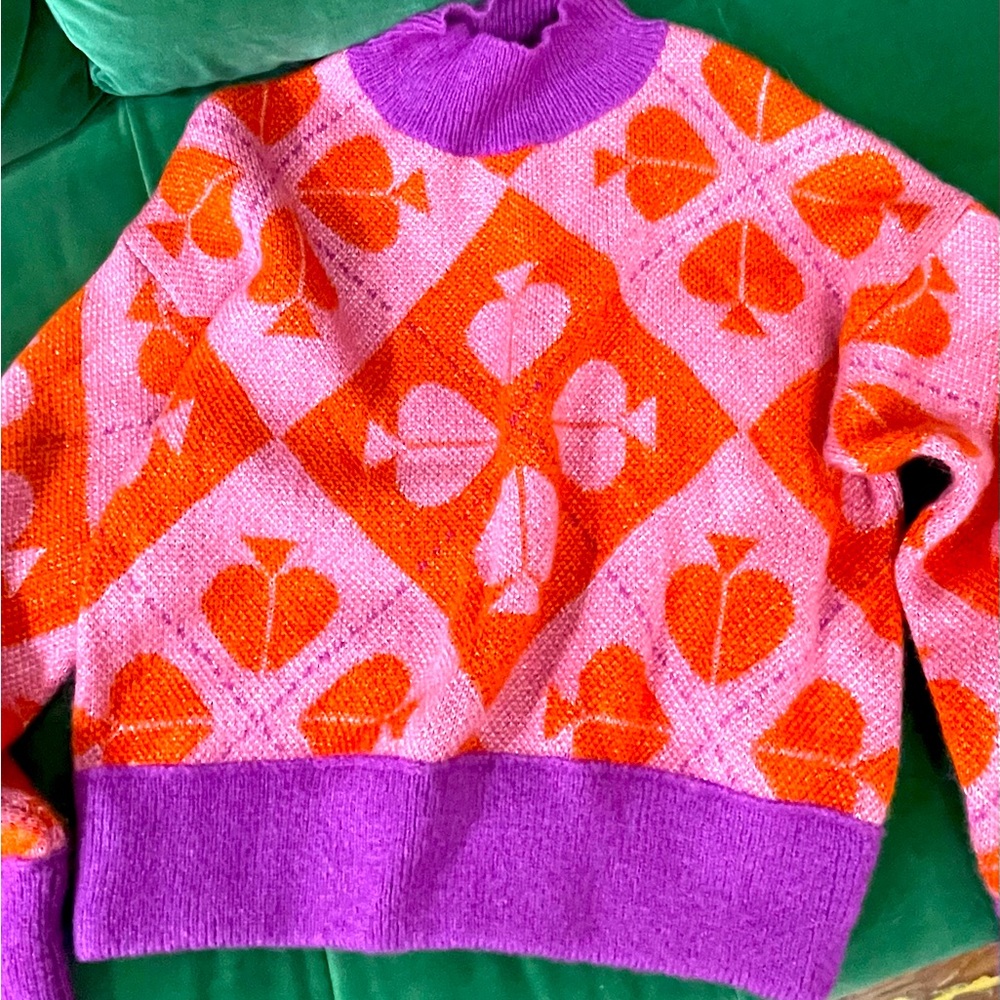 Kate Spade multi-color crewneck sweater